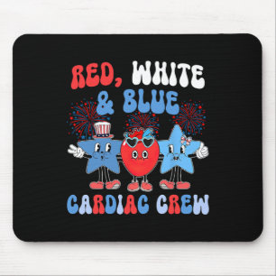 Rood Wit Blauw Cardiac Crew Cardiologie Cath Lab 4 Muismat