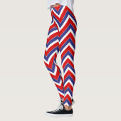 Rood-wit-blauw-Chevron-LEGGINGS Leggings (Links)