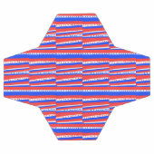 Rood Wit Blauw Cirkels Strepen Voetbal (Enkel)