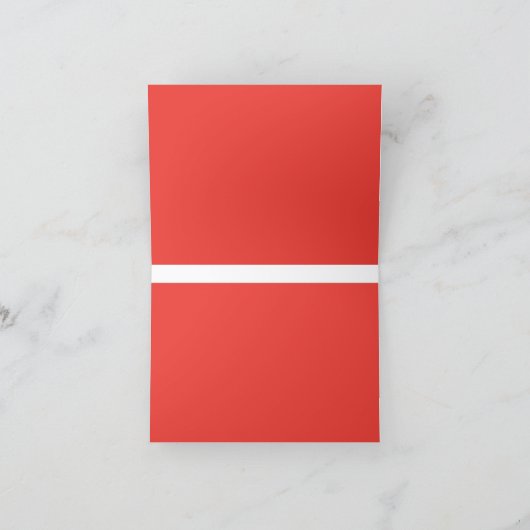 Rood Wit Blauw Dank u kaarten | Gepersonaliseerd (Binnen)