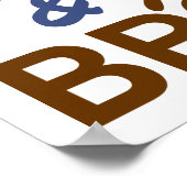 Rood, wit, blauw en Jerry Brown Poster (Hoek)