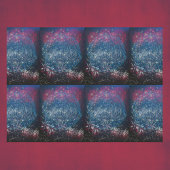 Rood wit blauw Fireworks-deduplicatiedocument Tissuepapier