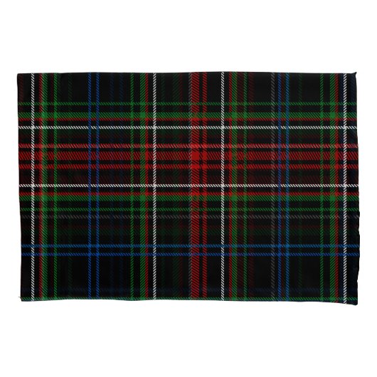 Rood wit blauw geruite tartan geruit patroon kussensloop (Voorkant)