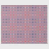 Rood, wit, blauw-Gingham-GIFT WRAPPINGPAPIER Cadeaupapier (Vlak)