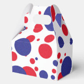 Rood Wit Blauw Glans Trump Enorm Feest Bedankdoosjes (Achterkant)