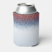 Rood Wit Blauw Glitz Blikjeskoeler (Blikje Achterkant)