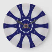 Rood, wit, blauw grote klok (Voorkant)