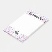 Rood, wit, blauw gymnastiek Uneven Bars Post-it® Notes (Schuin)