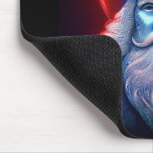 Rood Wit Blauw Hologram van USA Uncle Sam Muismat (Hoek)