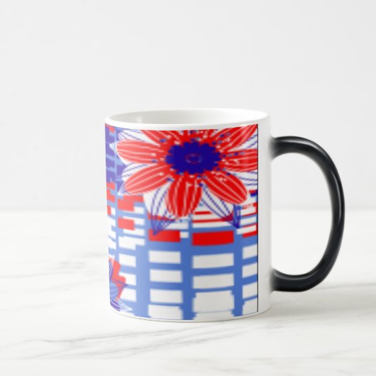 Rood, wit, blauw koffie — 4 juli — Gifts Magische Mok (Rechts)