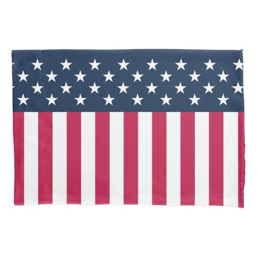 Rood wit Blauw Kussensloop (Voorkant-Links)