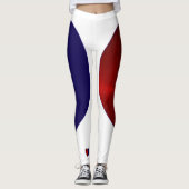 ROOD WIT BLAUW LEGGINGS (Voorkant)