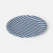 Rood Wit & Blauw Leuk Patriottisch Vieren Papieren Bordje (Gekanteld)