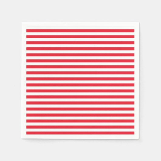 Rood Wit & Blauw Leuk Patriottisch Vieren Servet (Voorkant)