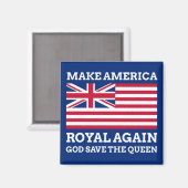 Rood Wit Blauw Maak Amerika weer Royal Magneet (Voorkant / Achterkant)
