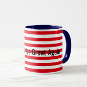 rood wit blauw maakt Amerika geweldig Mok (Voorkant rechts)
