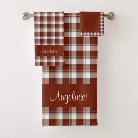 Rood, wit, blauw multithread-speldenpakket bad handdoek (Insitu)