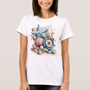 ROOD WIT BLAUW NAUTISCHE UITRUSTING & ZEESTER T-SHIRT