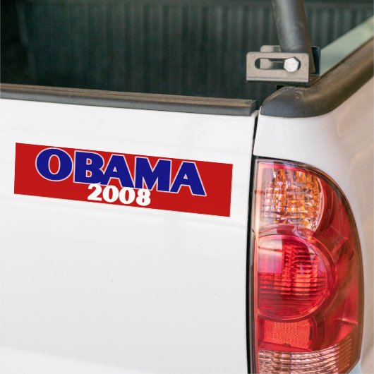 Rood, wit, blauw Obama 2008 Bumpersticker (Op Truck)