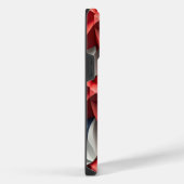 ROOD WIT BLAUW PATRIOTISCH USA STERREN iPhone HOESJE (Rechterkant)