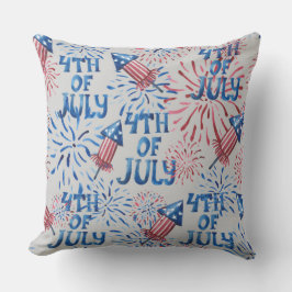 ROOD WIT BLAUW PATRIOTTISCH 4 JULI VUURWERK KUSSEN