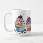 ROOD WIT BLAUW PATRIOTTISCH CUPCAKES KOFFIEMOK (Links)