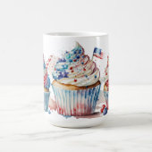 ROOD WIT BLAUW PATRIOTTISCH CUPCAKES KOFFIEMOK (Center)