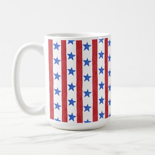 Rood Wit & Blauw Patriottisch Koffiemok (Links)