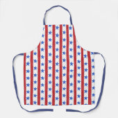Rood Wit & Blauw Patriottisch Schort (Voorkant)