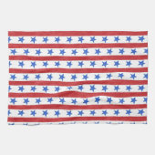 Rood Wit & Blauw Patriottisch Theedoek (Horizontaal)