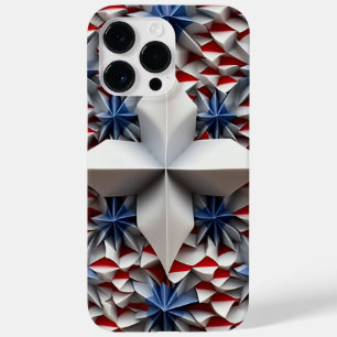 ROOD WIT BLAUW PATRIOTTISCH USA STERREN Case-Mate iPhone 14 PRO MAX HOESJE