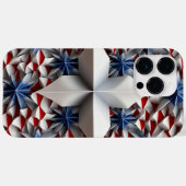 ROOD WIT BLAUW PATRIOTTISCH USA STERREN Case-Mate iPhone CASE (Achterkant (horizontaal))