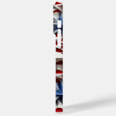 ROOD WIT BLAUW PATRIOTTISCH USA STERREN Case-Mate iPhone CASE (Achterkant / Links)