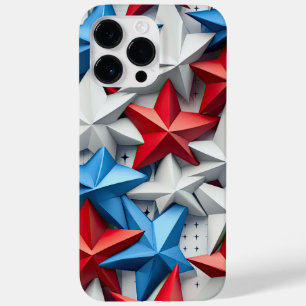 ROOD WIT BLAUW PATRIOTTISCH USA STERREN Case-Mate iPhone 14 PRO MAX HOESJE