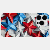 ROOD WIT BLAUW PATRIOTTISCH USA STERREN Case-Mate iPhone CASE (Achterkant (horizontaal))