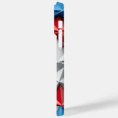 ROOD WIT BLAUW PATRIOTTISCH USA STERREN Case-Mate iPhone CASE (Achterkant / Links)