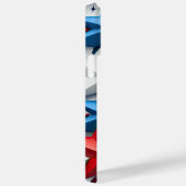 ROOD WIT BLAUW PATRIOTTISCH USA STERREN Case-Mate iPhone CASE (Achterkant / Rechts)