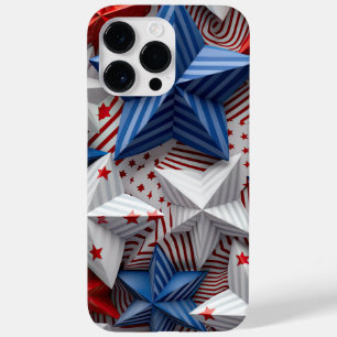ROOD WIT BLAUW PATRIOTTISCH USA STERREN Case-Mate iPhone 14 PRO MAX HOESJE