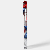 ROOD WIT BLAUW PATRIOTTISCH USA STERREN Case-Mate iPhone CASE (Achterkant / Links)