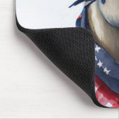 ROOD WIT BLAUW PATRIOTTISCH WATERVERF GEIT MUISMAT (Hoek)