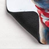 ROOD WIT BLAUW PATRIOTTISCH WATERVERF VARKEN MUISMAT (Hoek)