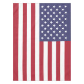 Rood Wit & Blauw Patriottische Amerikaanse Vlag Tafelkleed (Voorkant)