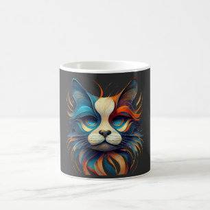 Rood Wit & Blauw Patriottische Kat Koffiemok