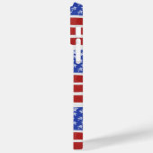 ROOD WIT BLAUW PATRIOTTISCHE STERREN EN STREPEN Case-Mate iPhone CASE (Achterkant / Links)