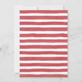 Rood Wit Blauw Perfect Jaar 1e Verjaardagsfeestje Kaart (Achterkant)