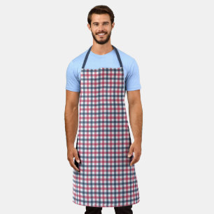 Rood Wit Blauw plaid Schort