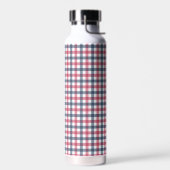 Rood Wit Blauw plaid Waterfles (Links)