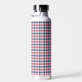 Rood Wit Blauw plaid Waterfles (Rechts)
