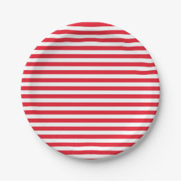 Rood Wit & Blauw Plezierige Patriottische Viering Papieren Bordje