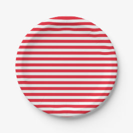 Rood Wit & Blauw Plezierige Patriottische Viering Papieren Bordje